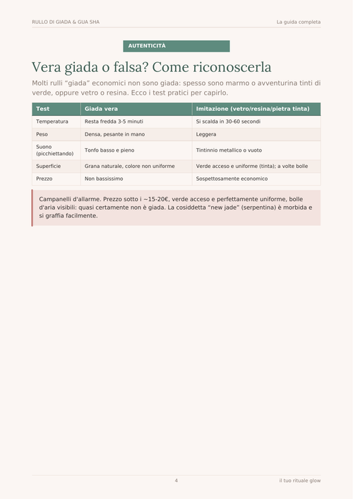 Rullo di Giada & Gua Sha — La Guida Completa al Massaggio Facciale (PDF)